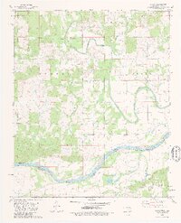 Bluff 1980 topographic map thumbnail