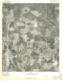 Broken Bow SW topographic map thumbnail