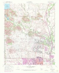 Fort Sill 1956 topographic map thumbnail
