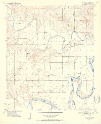 Frogville 1951 topographic map thumbnail