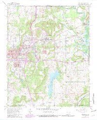 Henryetta 1962 topographic map thumbnail