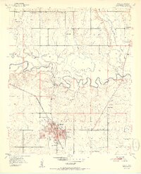 Idabel 1951 topographic map thumbnail