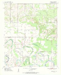 Idabel SE 1951 topographic map thumbnail