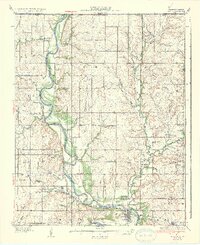 Kaw topographic map thumbnail