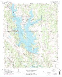 Lake Murray 1964 topographic map thumbnail