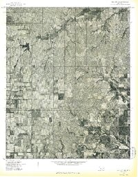 Dill City SE 1976 topographic map thumbnail