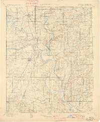 Muscogee 1901 topographic map thumbnail