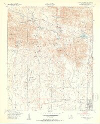 Quanah Mountain 1949 topographic map thumbnail