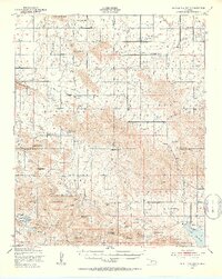 Saddle Mountain 1950 topographic map thumbnail