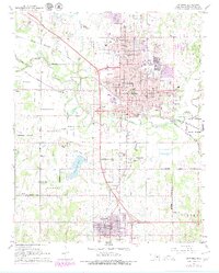 Shawnee 1967 topographic map thumbnail