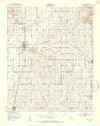 Snyder 1950 topographic map preview