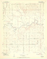 Shults 1951 topographic map thumbnail