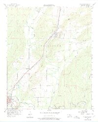 Stringtown 1956 topographic map thumbnail