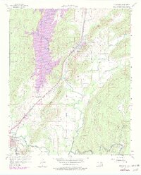 Stringtown 1956 topographic map thumbnail