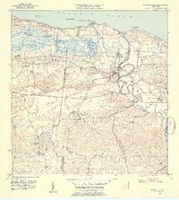 Barceloneta 1953 topographic map thumbnail