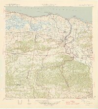 Barceloneta 1946 topographic map thumbnail