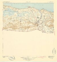 Barceloneta 1942 topographic map thumbnail