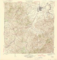Caguas 1946 topographic map thumbnail