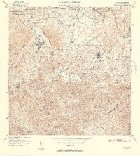 Ciales 1953 topographic map thumbnail