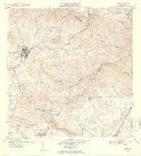 Coamo 1952 topographic map thumbnail