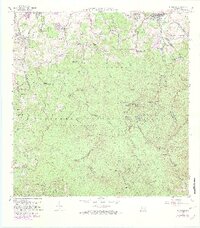 El Yunque 1967 topographic map thumbnail