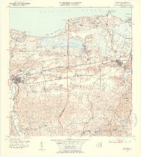 Manati 1953 topographic map thumbnail
