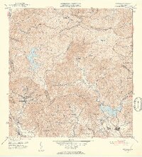 Patillas 1952 topographic map thumbnail