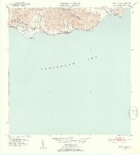 Punta Tuna 1952 topographic map thumbnail