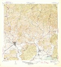 Yauco 1946 topographic map thumbnail
