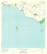 Santa Isabel 1960 topographic map preview