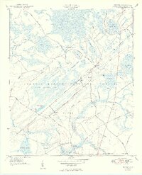 Bethera 1950 topographic map thumbnail