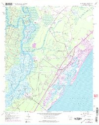 Brookgreen 1943 topographic map thumbnail
