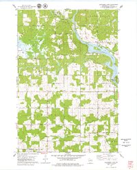 Alexander Lake 1978 topographic map thumbnail
