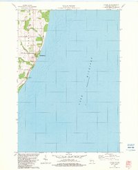 Algoma NE 1982 topographic map thumbnail
