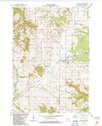 Alma Center 1984 topographic map thumbnail