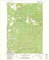 Amberg 1982 topographic map thumbnail