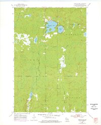Amnicon Lake 1954 topographic map thumbnail