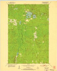 Amnicon Lake 1954 topographic map thumbnail