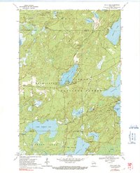 Anvil Lake 1970 topographic map thumbnail