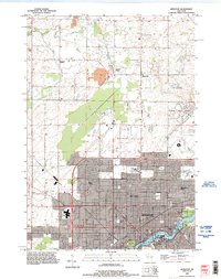 Appleton 1992 topographic map thumbnail