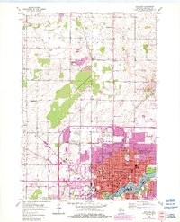 Appleton 1955 topographic map thumbnail