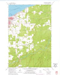 Ashland East 1964 topographic map thumbnail