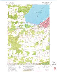 Ashland West 1964 topographic map thumbnail