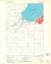 Ashland West 1964 topographic map thumbnail