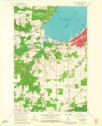 Ashland West 1964 topographic map thumbnail