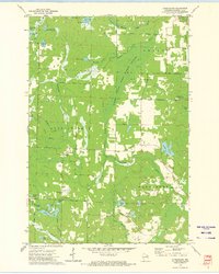 Athelstane 1972 topographic map thumbnail