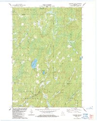 Augustine Lake 1984 topographic map thumbnail