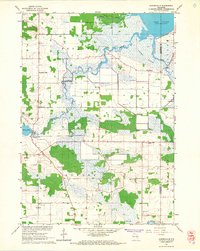 Auroraville 1961 topographic map thumbnail