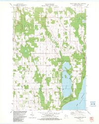 Baileys Harbor West 1982 topographic map thumbnail
