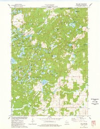 Bob Lake 1975 topographic map thumbnail